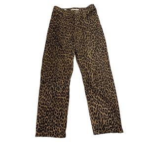 LEVI’s Ribcage High Waisted Leopard Print Corduroy Pants